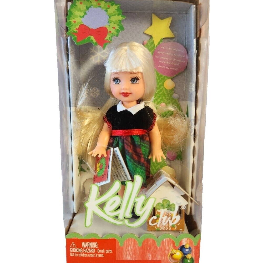 Barbie Mattel Kelly Club Holiday Party 2005 - Vintage Rare Kelly Collector Doll